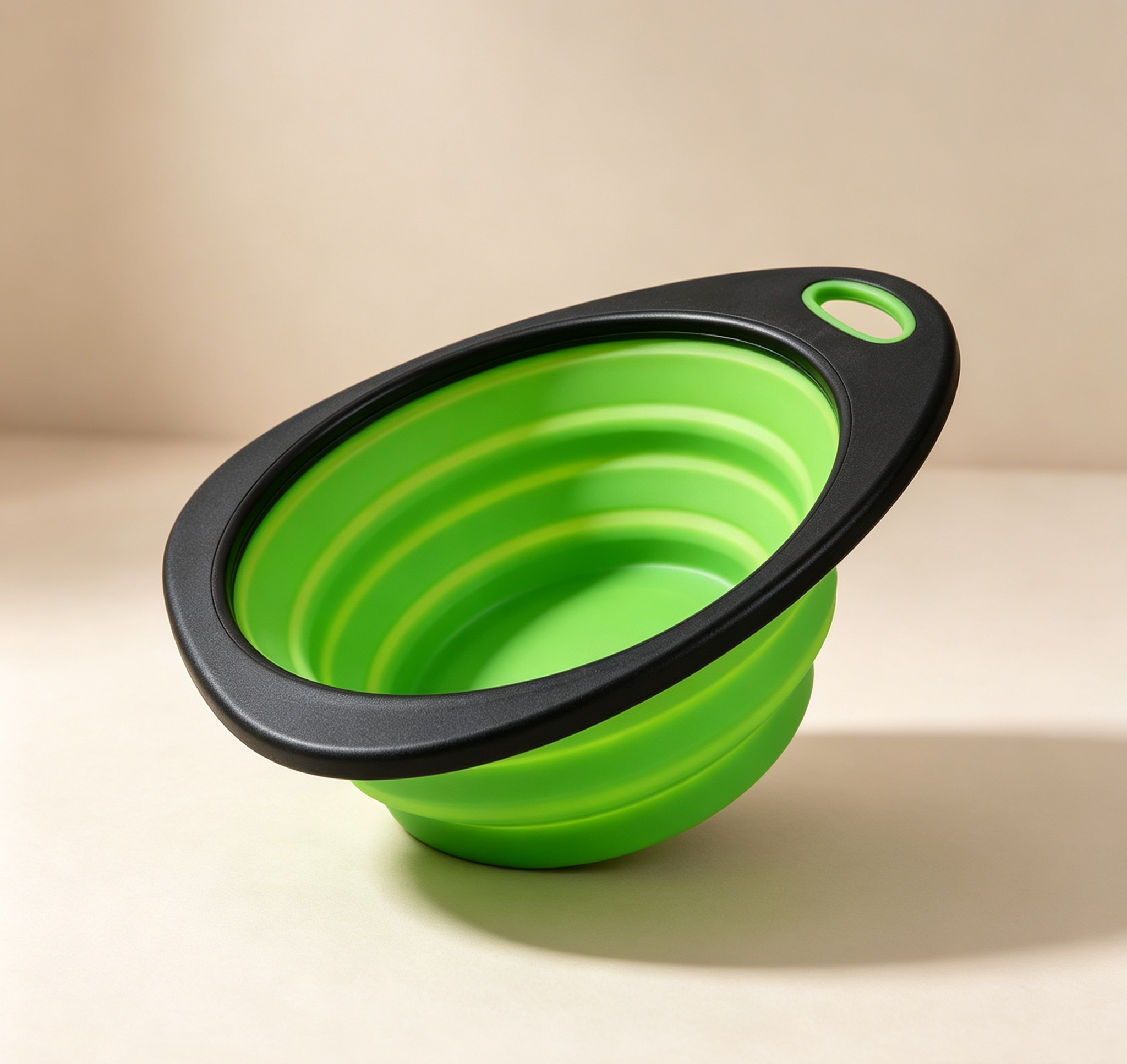 Collapsible Silicone Dual Pet Travel Bowl