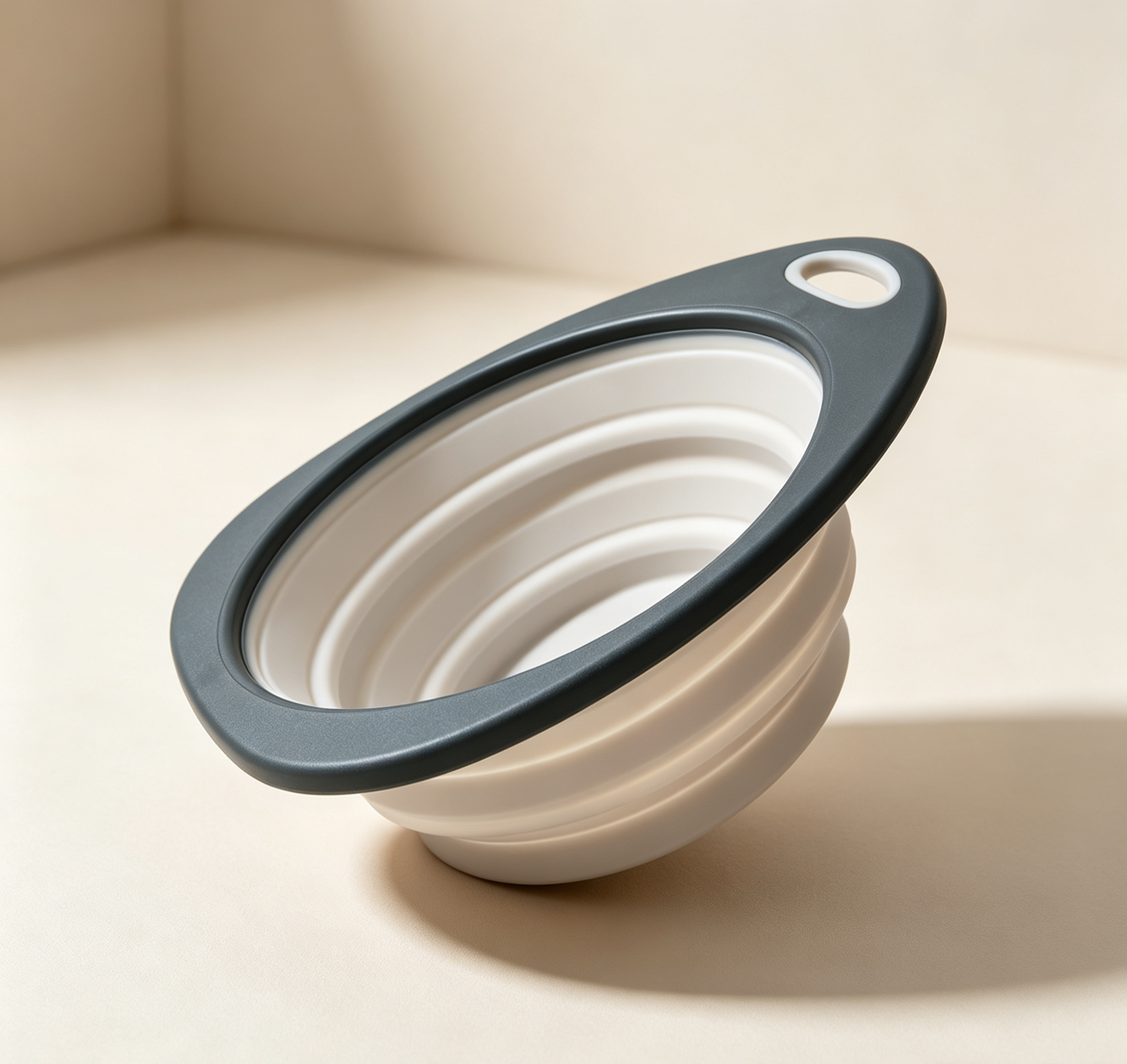 Collapsible Silicone Dual Pet Travel Bowl