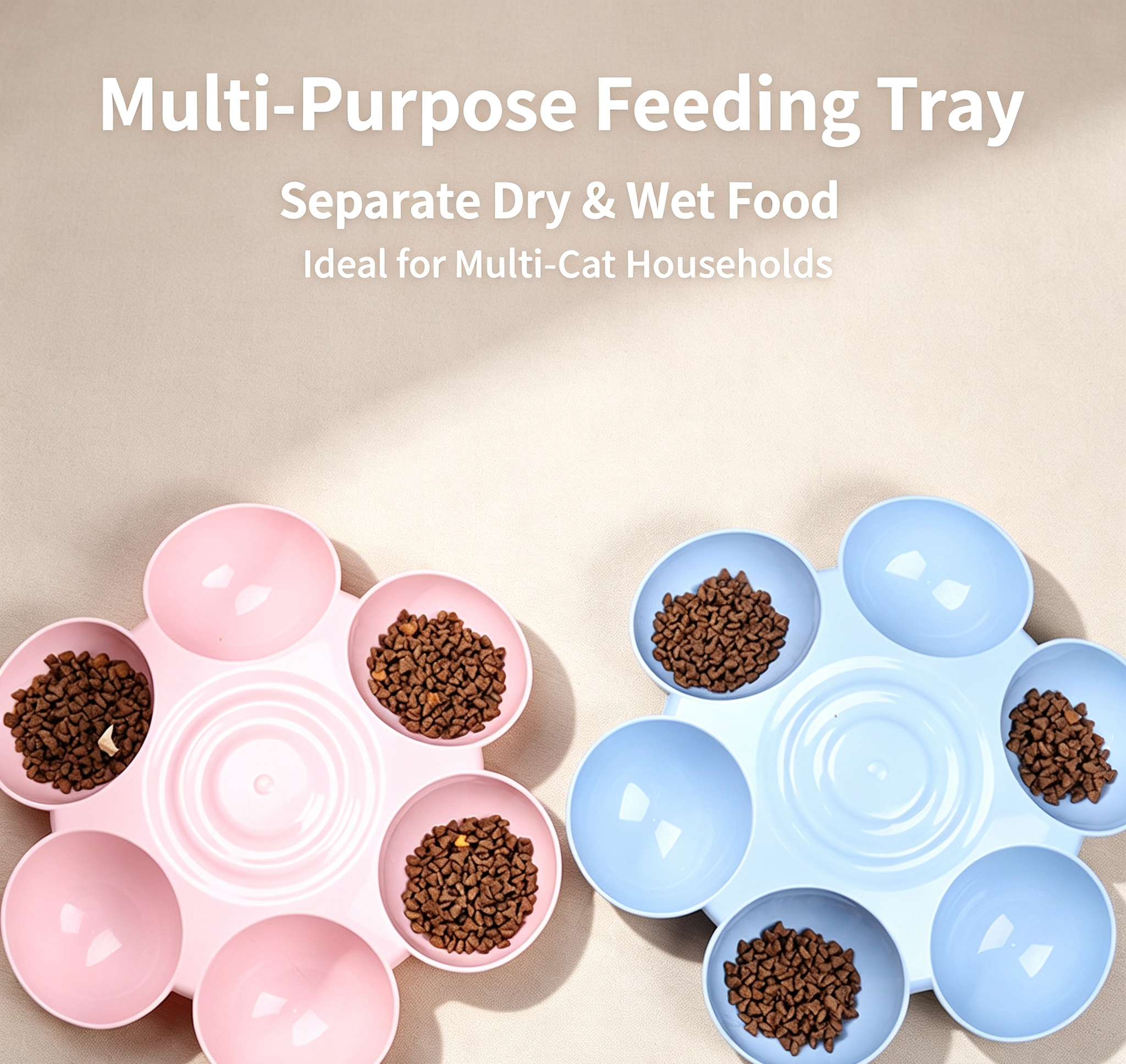 Six-grade flower arrangement multi-cat series food collection